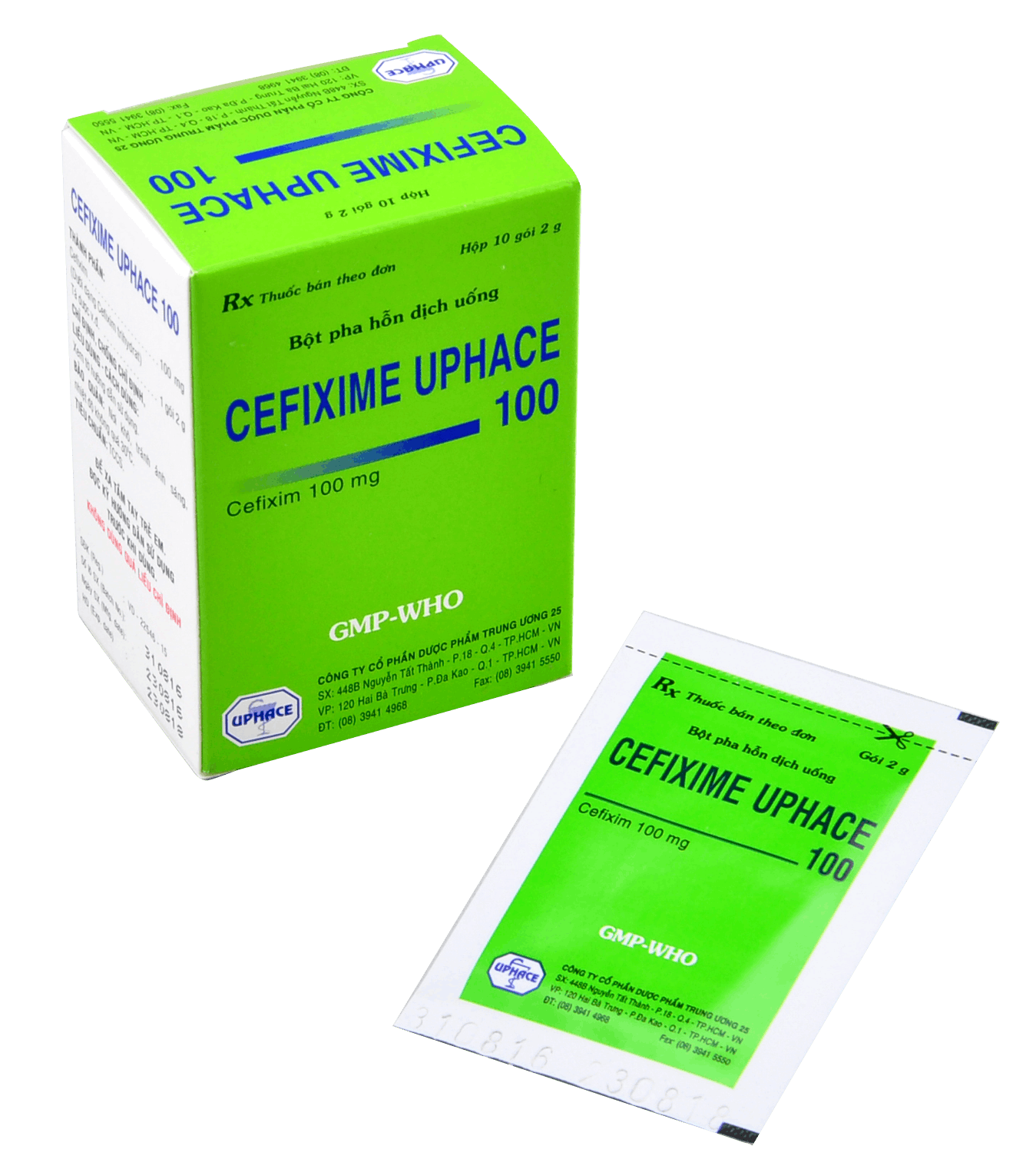 Tw25_Cefixim 100 - Hộp 10 gói x 2gr- K170 (HĐ)