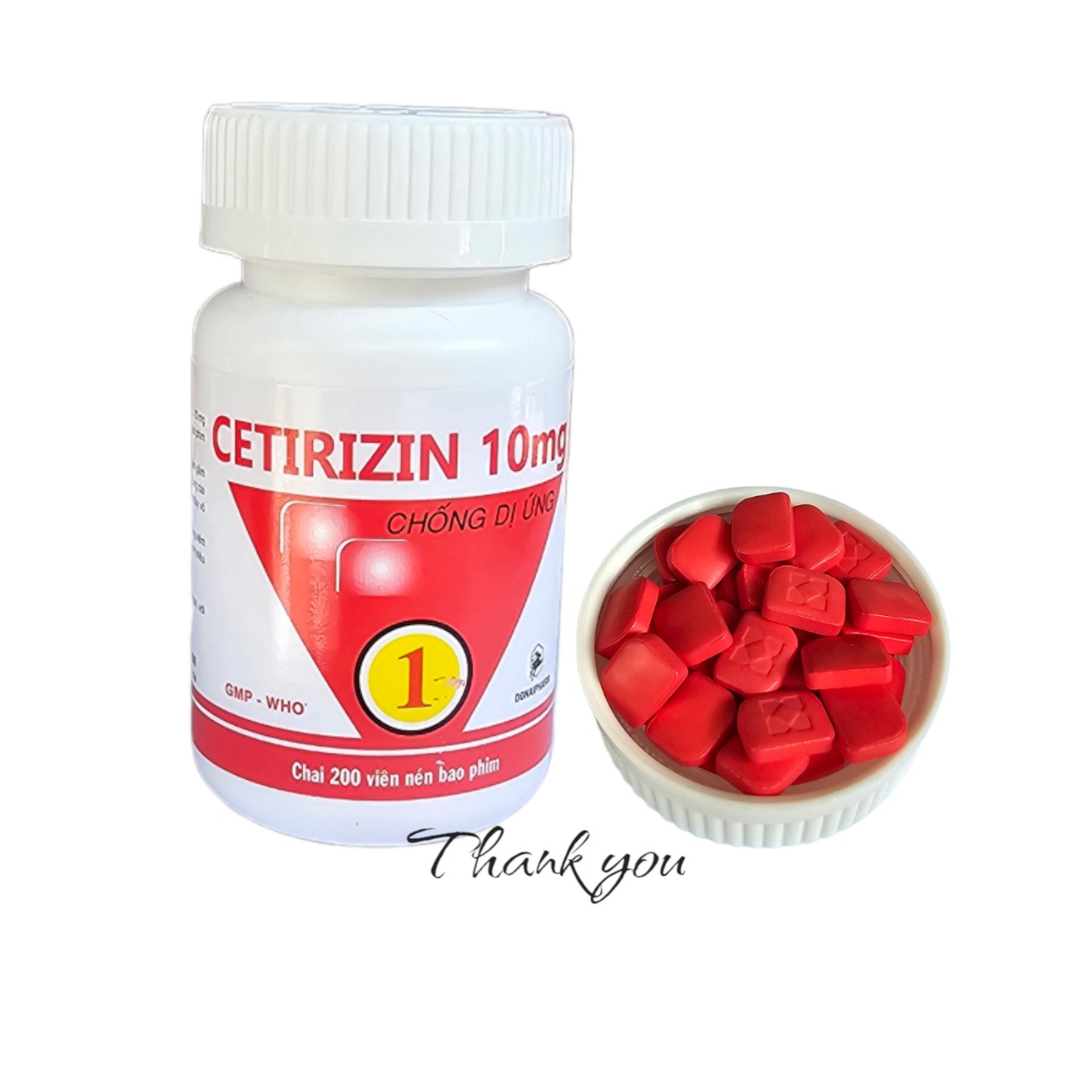 Cetirizin 10mg_C200v_Đồng Nai