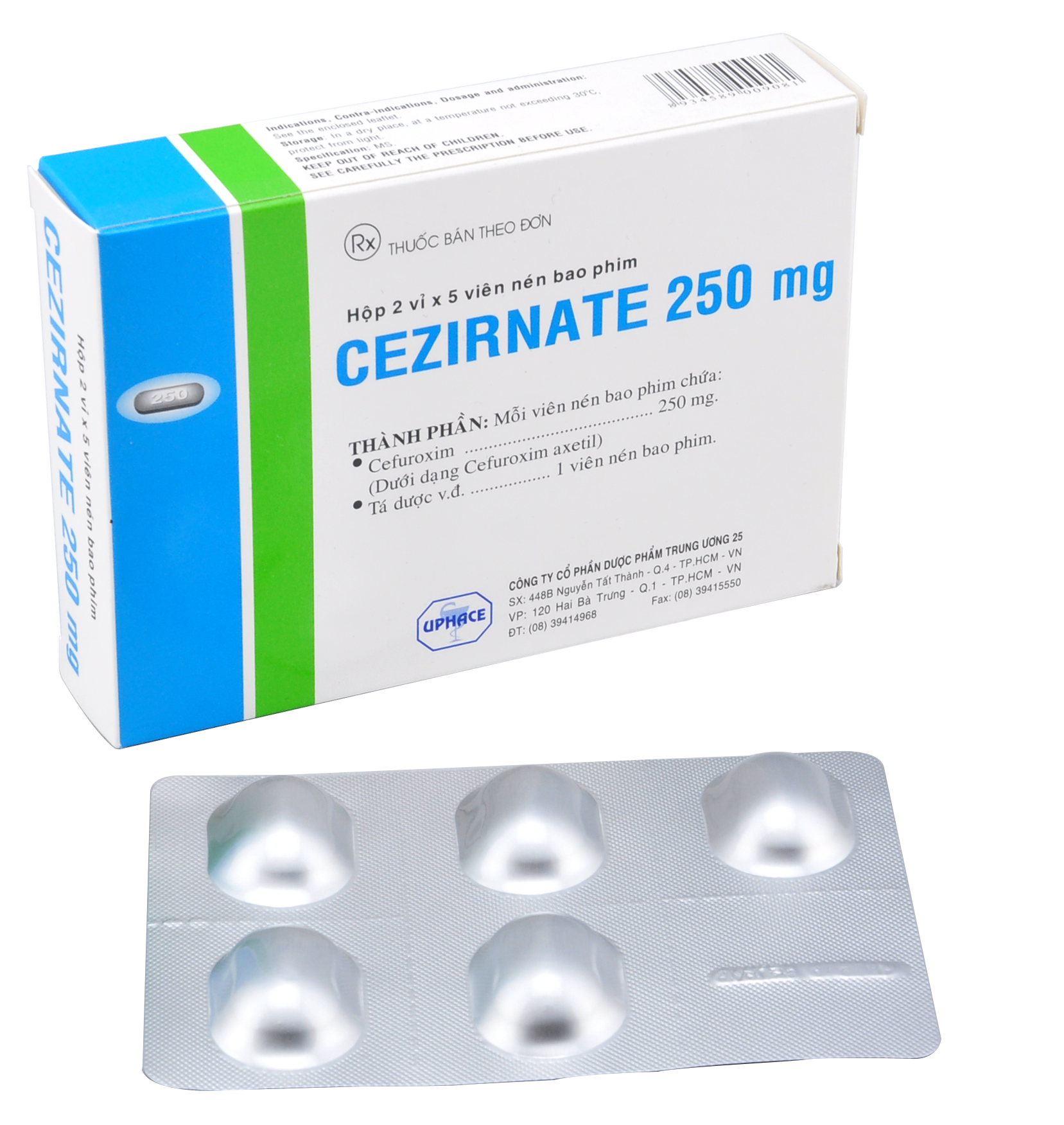 TW25_CEZIRNATE 250 mg_H10v_K100