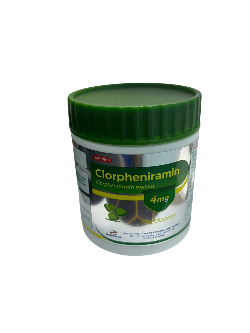 HADIPHAR_Clorpheniramin 4mg Xanh_C500v_Date 11.2025