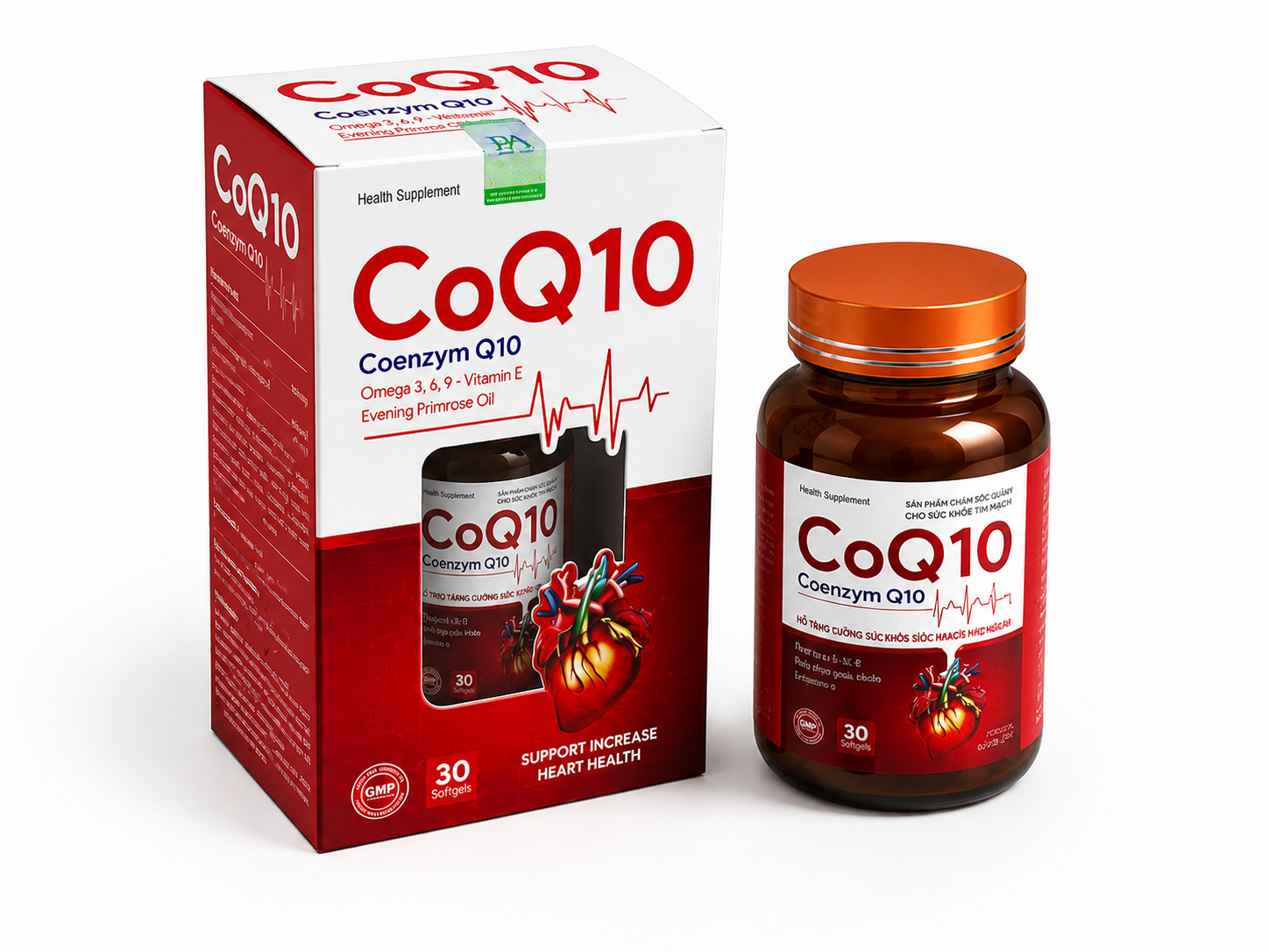 Co Q10 (Coenzym Q10) Tim Mạch_C/30v_K68