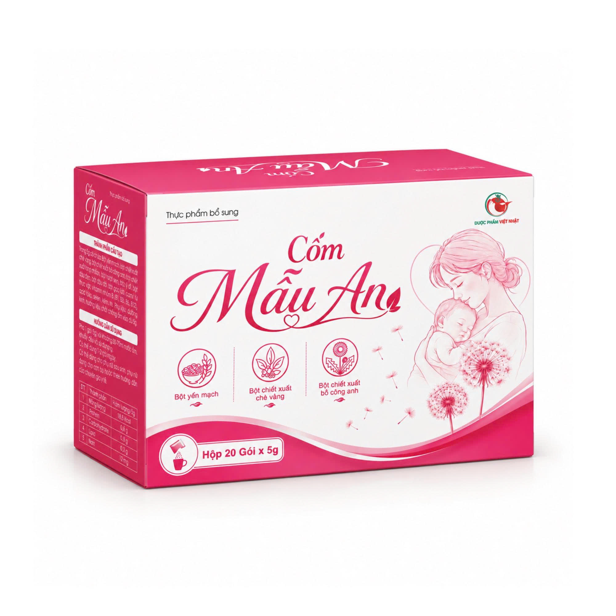 Cốm Mẫu An_Lợi Sữa (DPVN) mẫu Hồng_H/20/5g_K55
