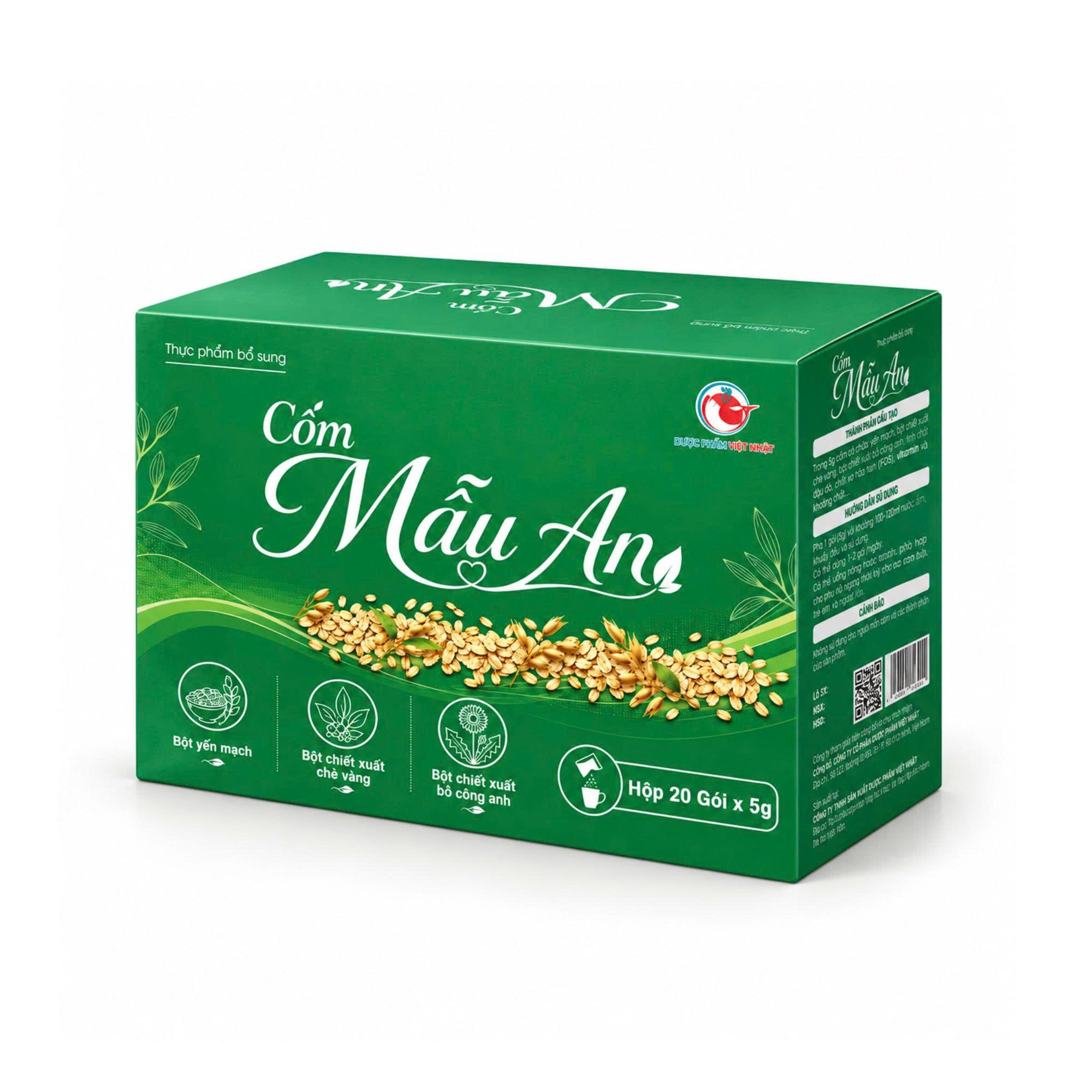 Cốm Mẫu An_Lợi Sữa (DPVN) mẫu Xanh_H/20/5g_K55
