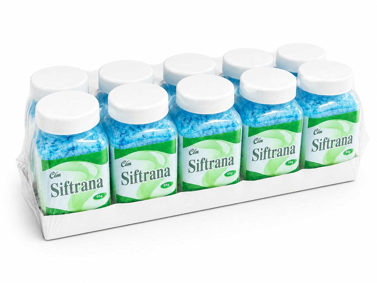 Cốm Tiêu xanh Siftrana_Lốc 10 lọ x 55gr_K40