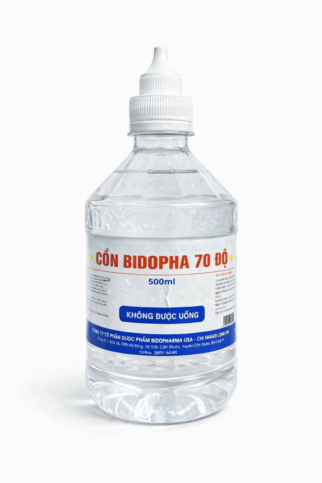 Bido_Cồn Bidopha 70 độ _500ml_K20