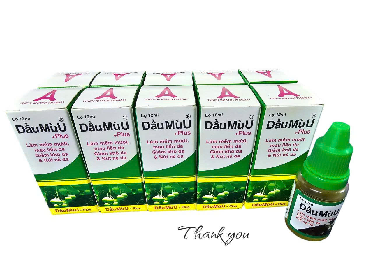 Dầu Mù U Thiên Khánh_C12ml x 10 Chai