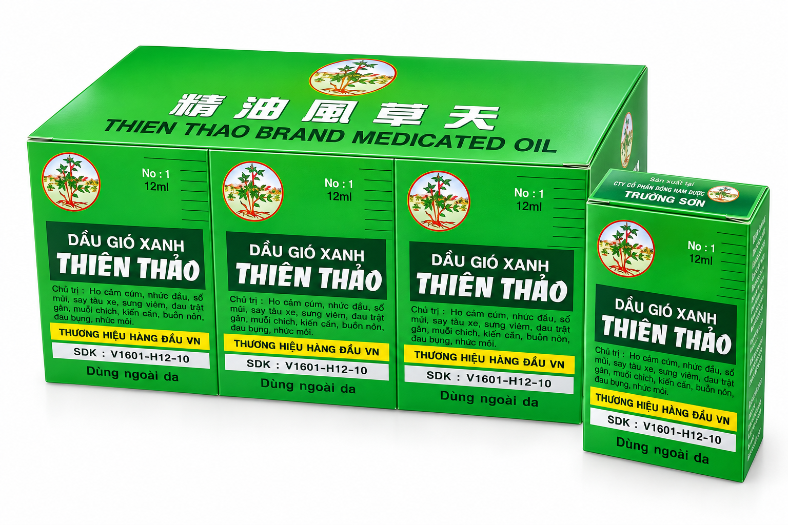 Dầu thiên thảo lớn. Lốc 12 chai