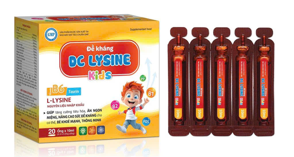 Đề Kháng DC Lysine Kids_H/20 ống
