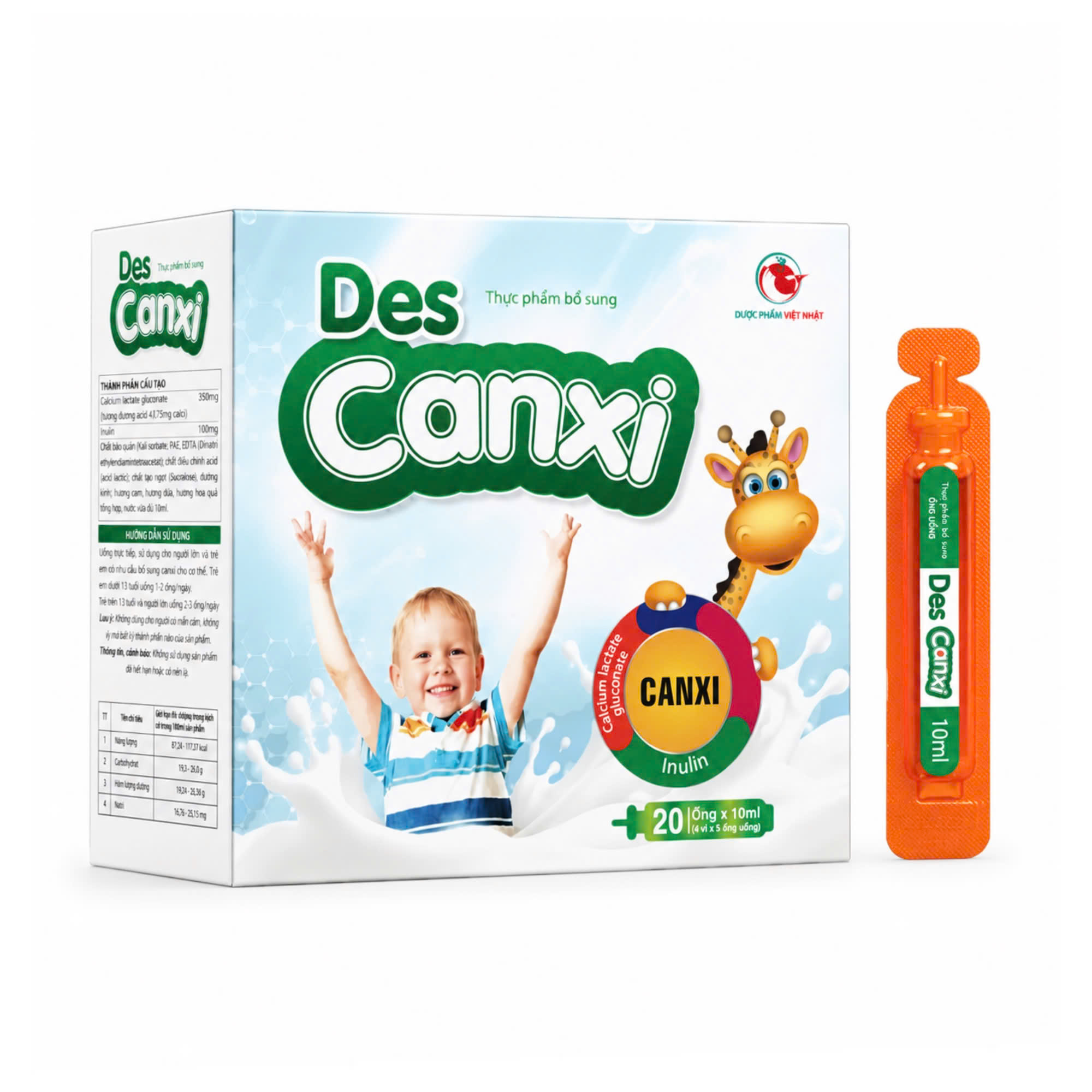 Des Canxi Xanh_H/20/10ml_K66