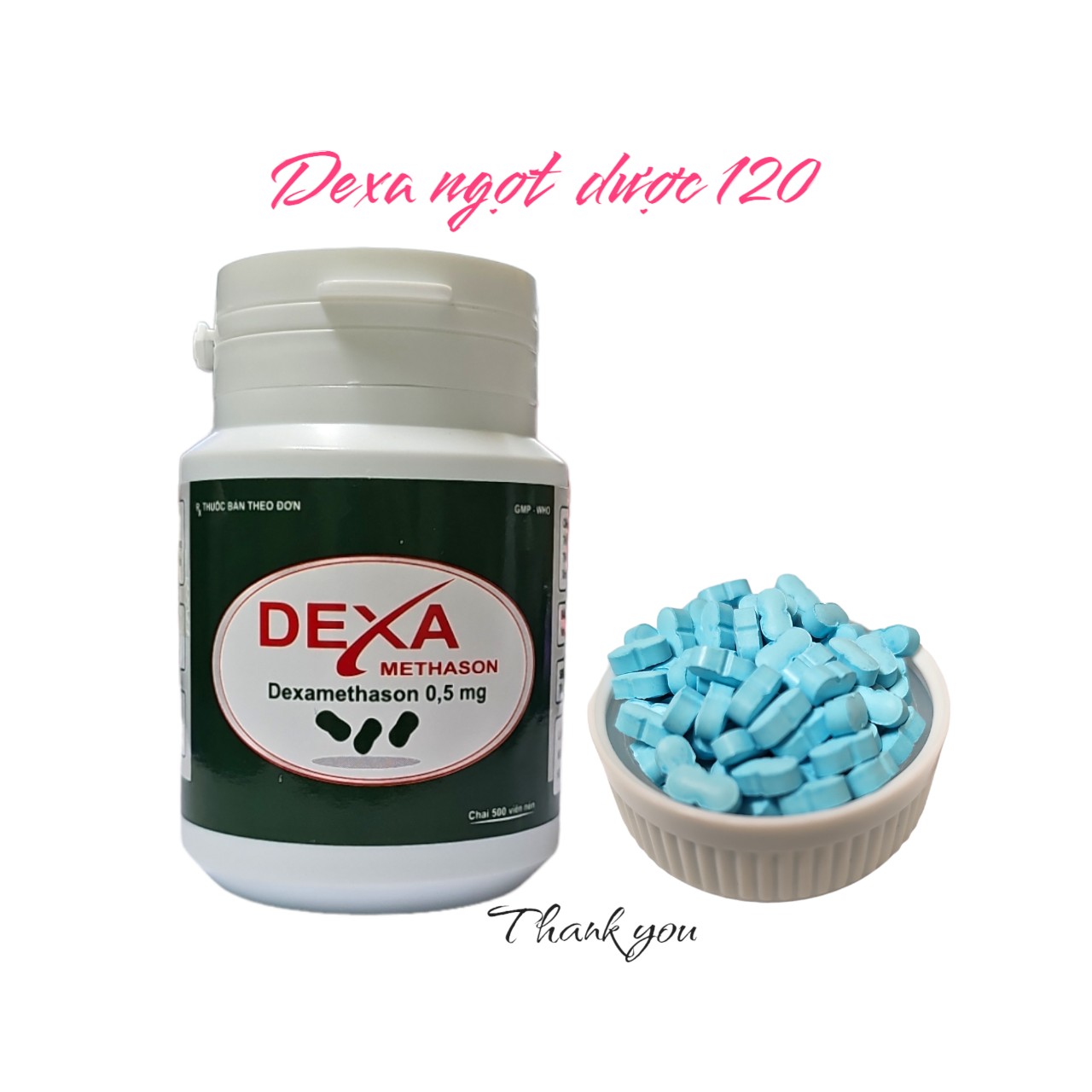 Dexamethason (ngọt) Xanh Lá_C500v_Dược 120