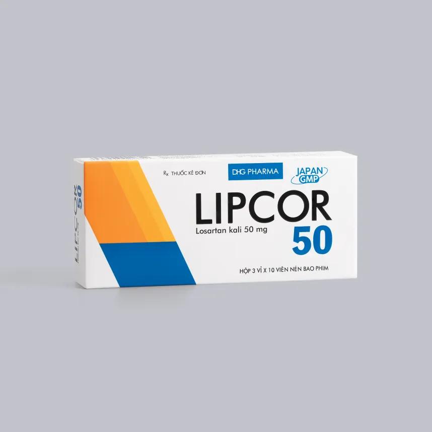 DHG_LIPCOR Losartan kali 50 mg 50_H/30v