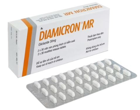 Diamicron MR Servier (2 vỉ x 30 viên)