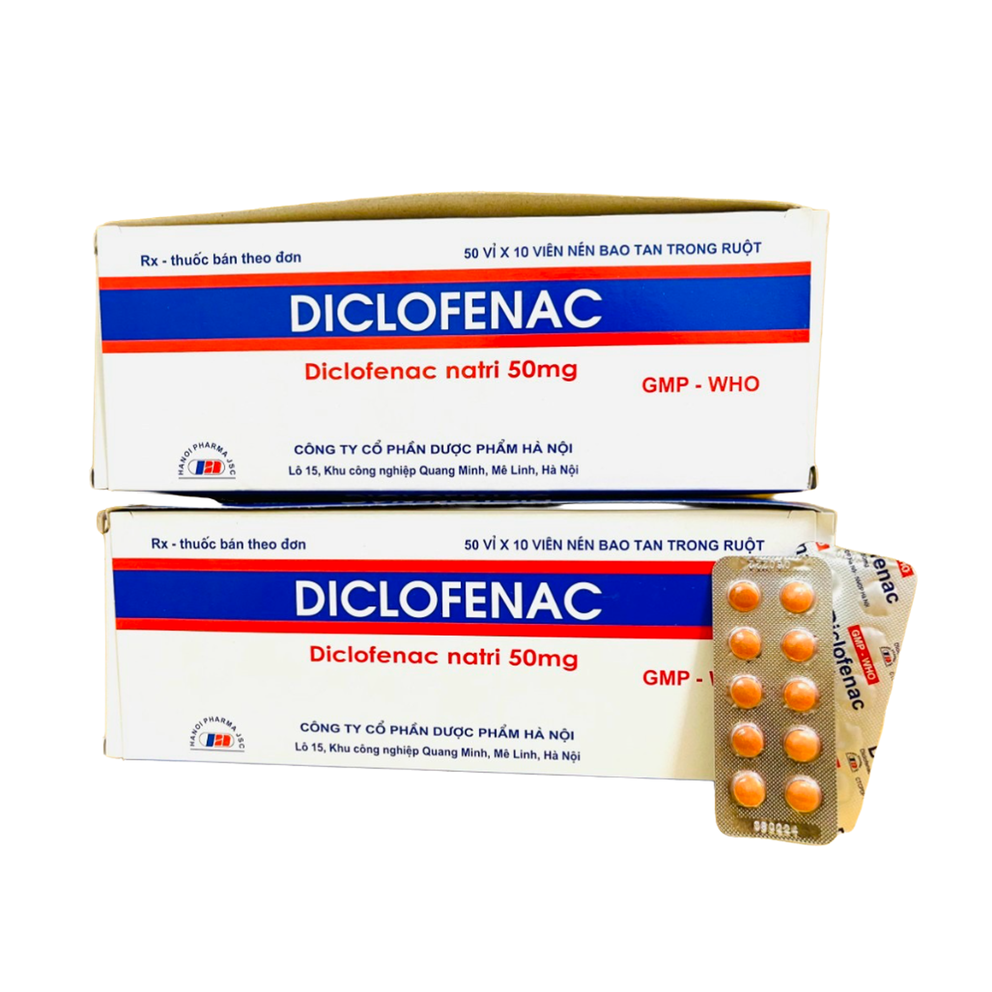 DICLOFENAC 50 HỘP 50 vỉ x 10 viên nén - HÀ NỘI