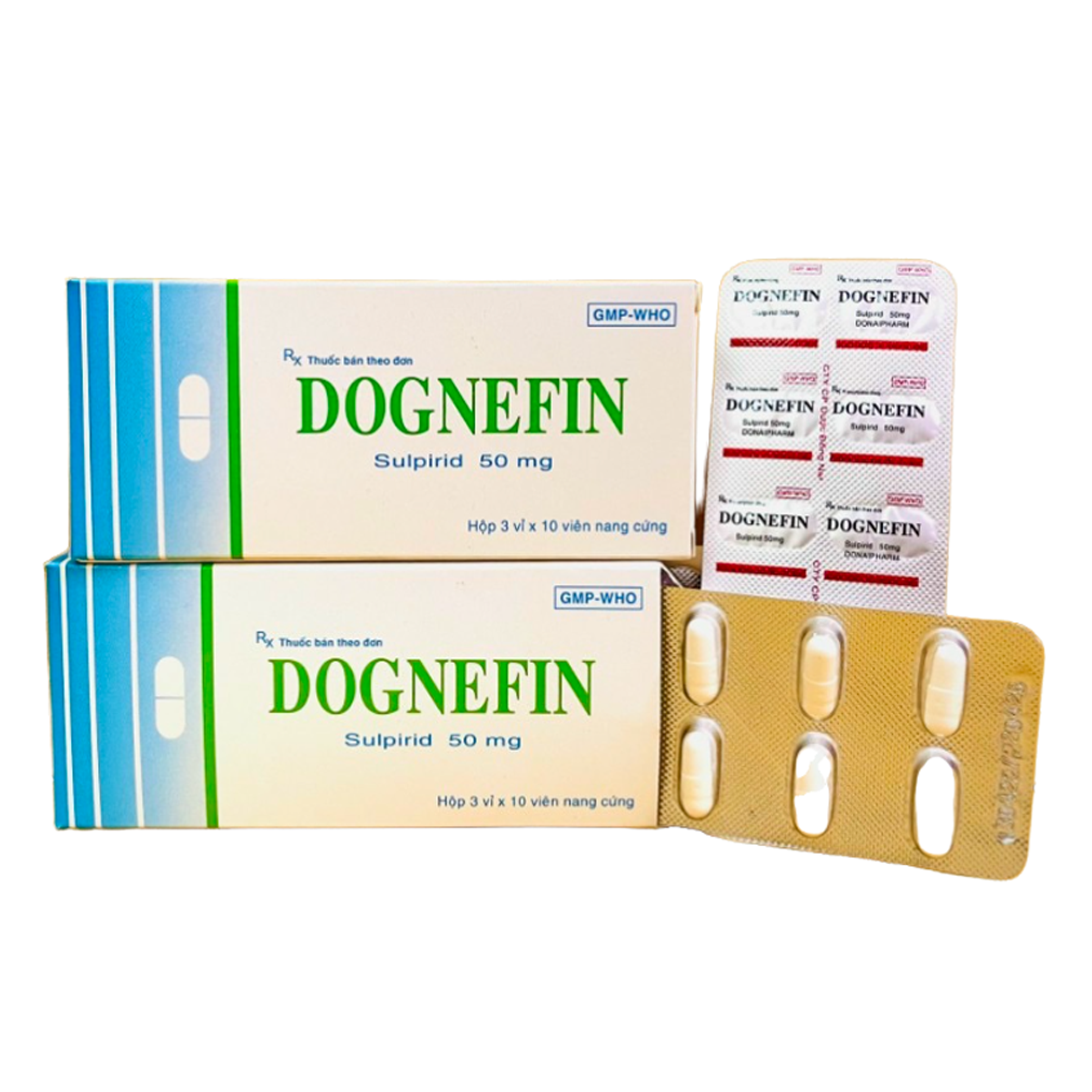 DOGNEFIN Hộp 3 vỉ x 10 viên nang cứng 