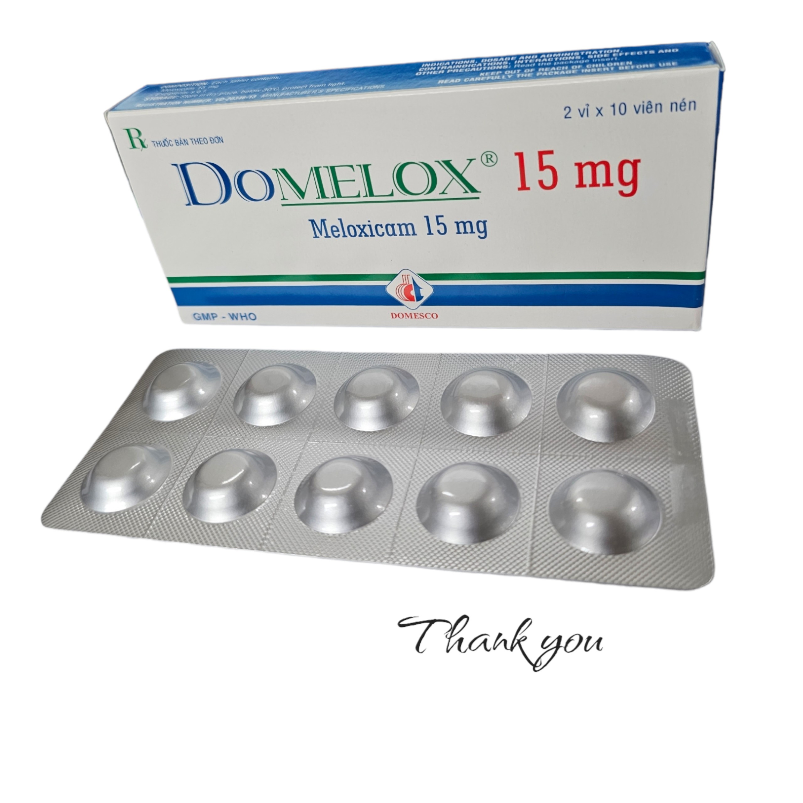 Domelox 15_Meloxicam 15mg_H20v_DMC