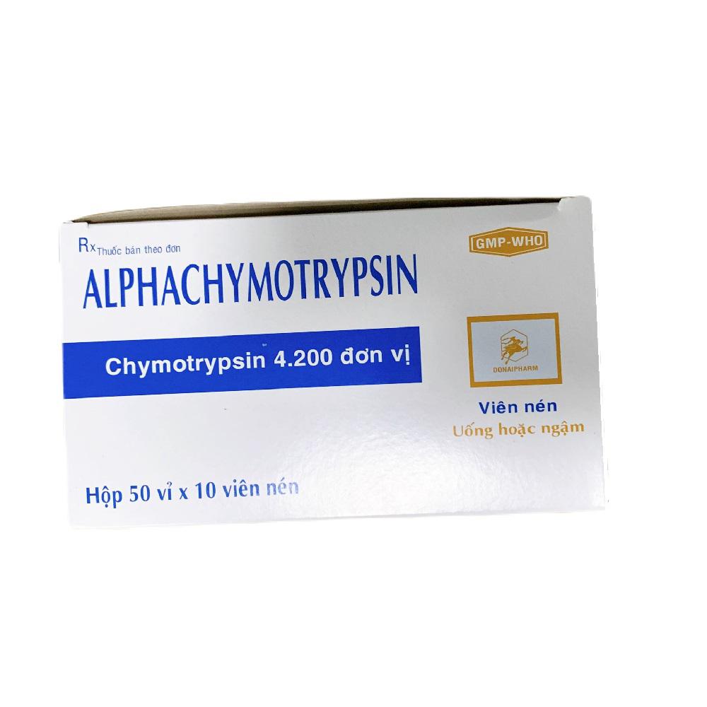 Đồng Nai_Alphachymotrypsin 4200UI_H/500v