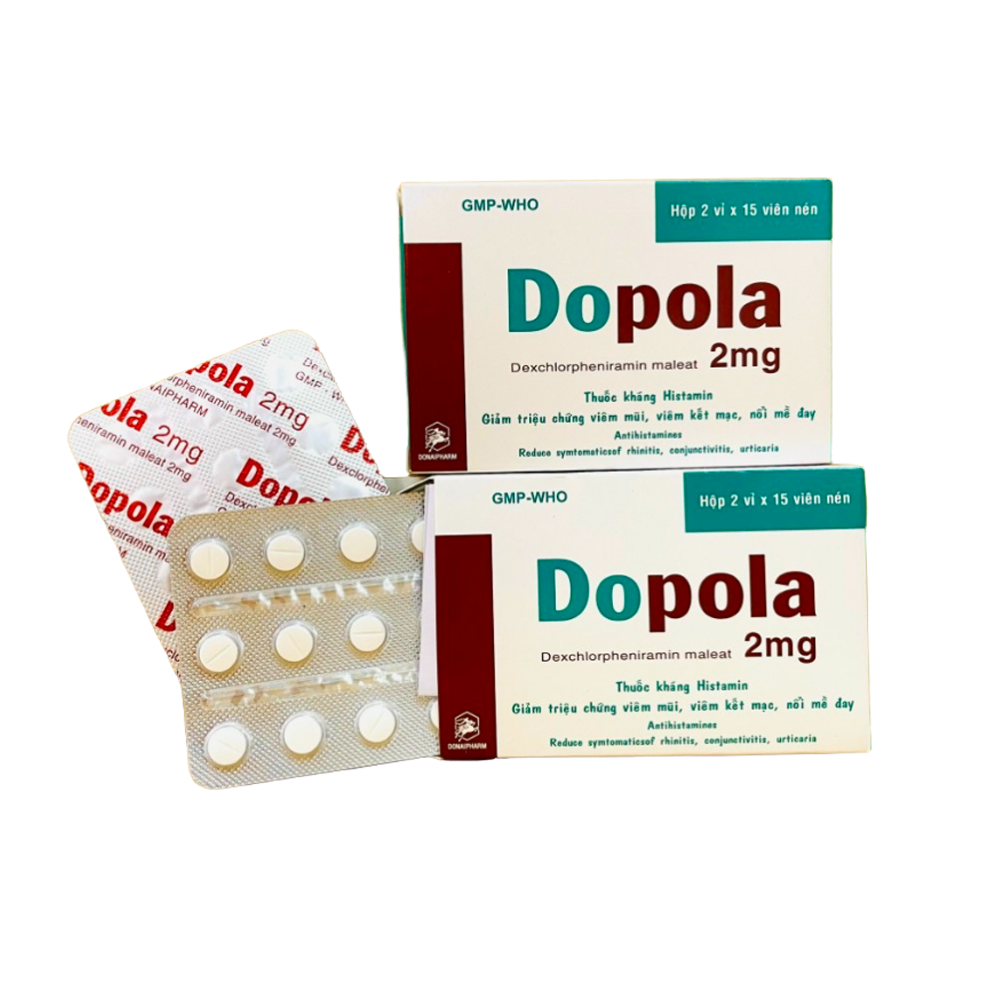 DOPOLA 2MG - HỘP 2 VỈ X 15 VIÊN NÉN- ĐỒNG NAI