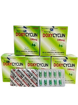 Doxycyclin 100mg Minh Hải (H/100v)