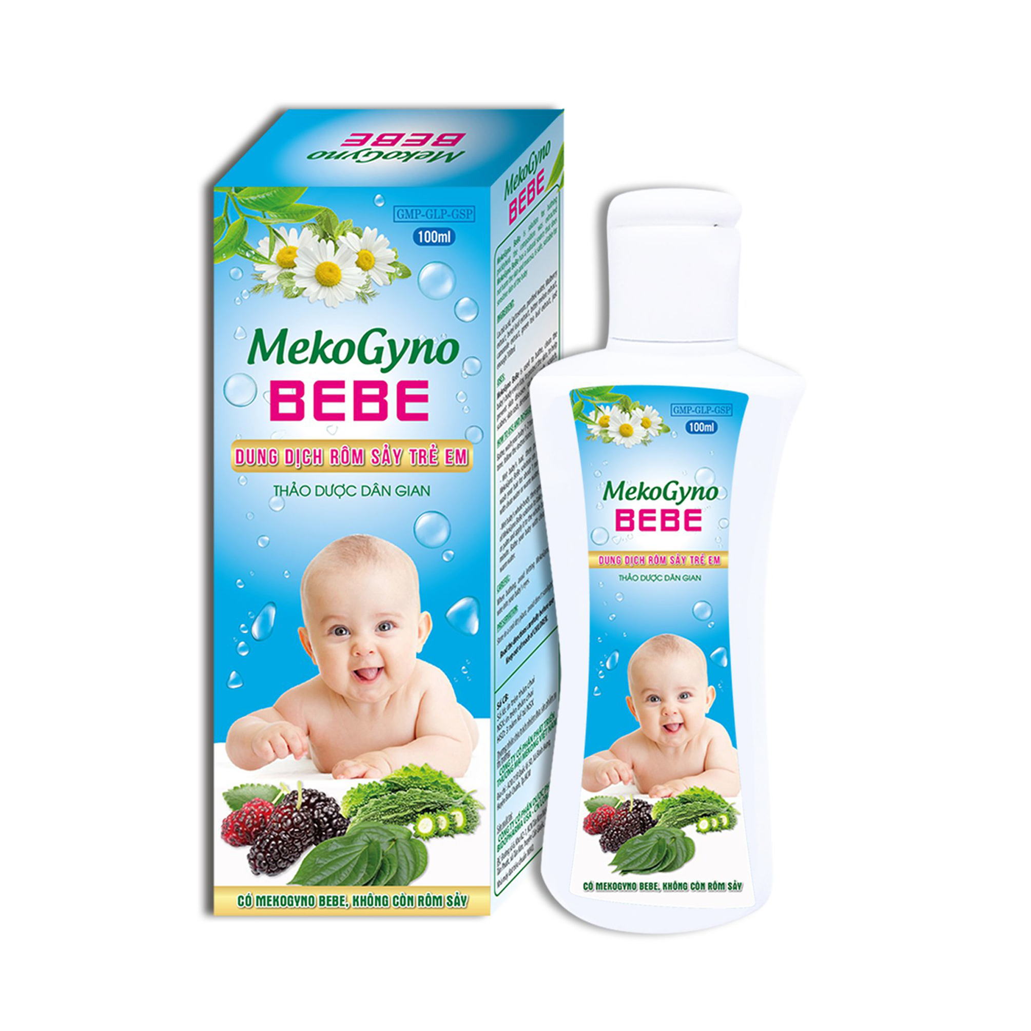 DUNG DỊCH TẮM BÉ MEKOGYNO BEBE_C100ml_Mua 5 Tặng 1