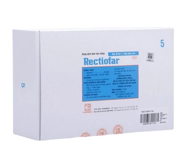 Pharmadic_Bơm Bón Rectiofar 5_H/40/5ml (người lớn)_K16