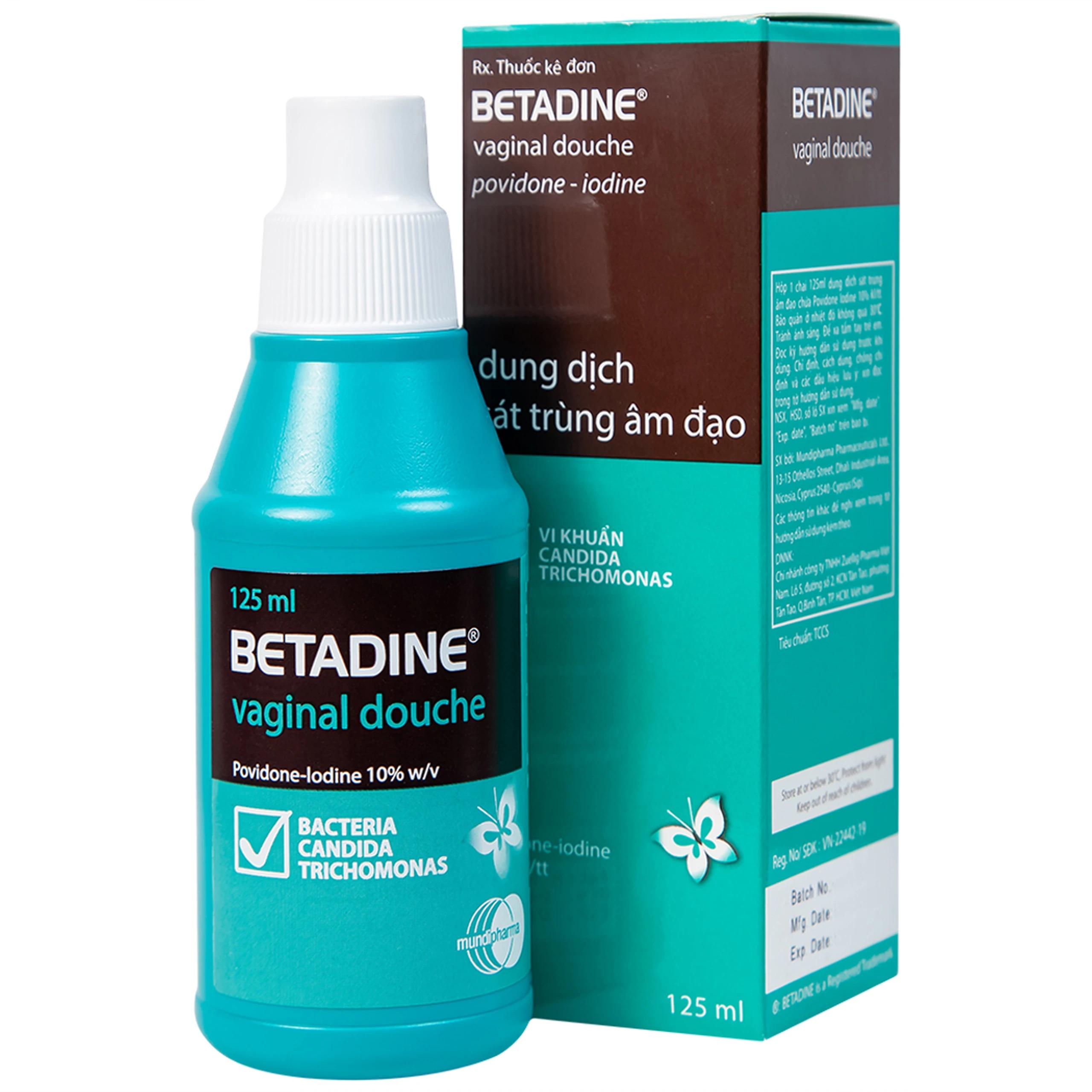Dung dịch sát trùng phụ khoa Betadine 10%_C/125ml Date 09.2027