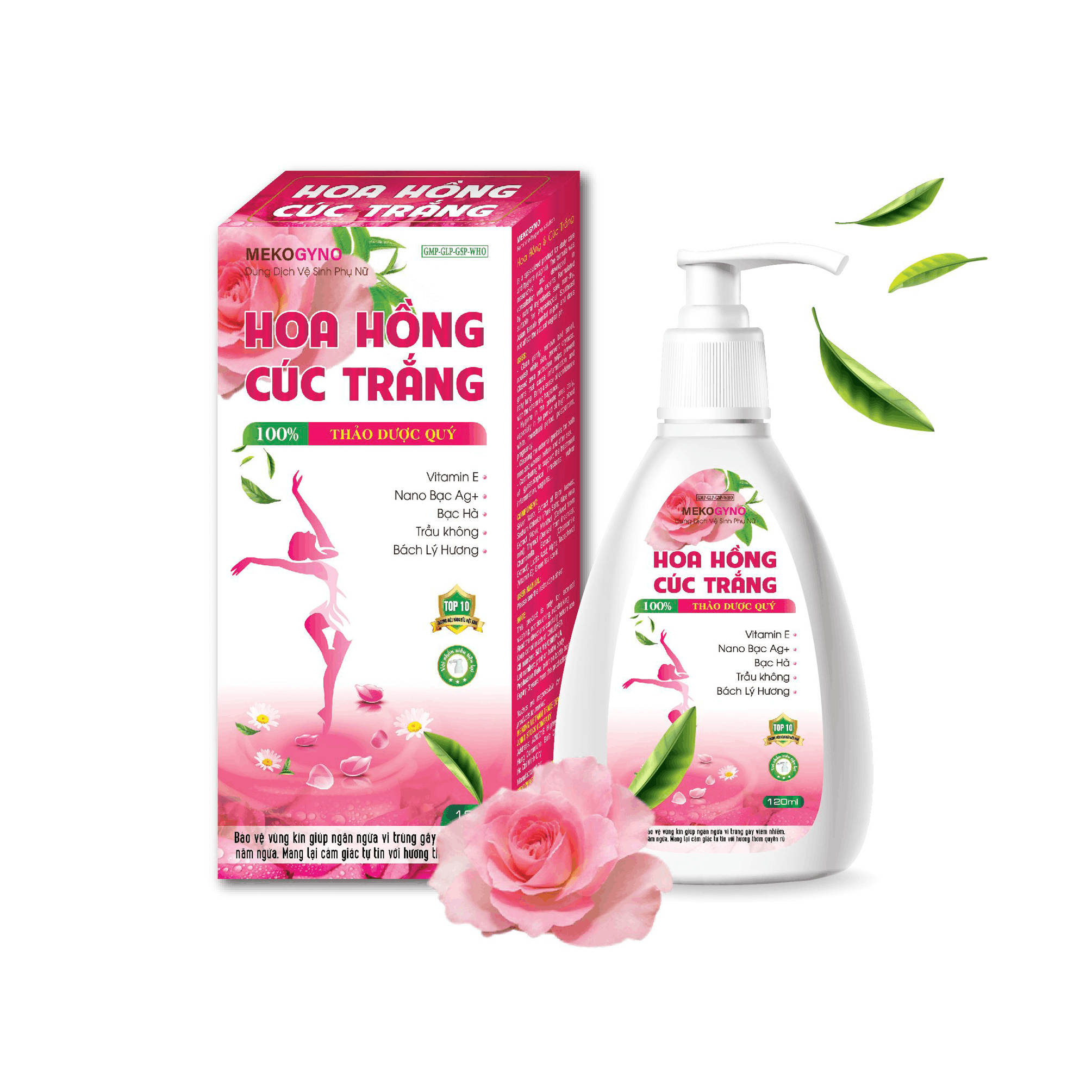 DDVS MEKOGYNO HOA HỒNG CÚC TRẮNG 120ml_Mua 5 tặng 1_K60