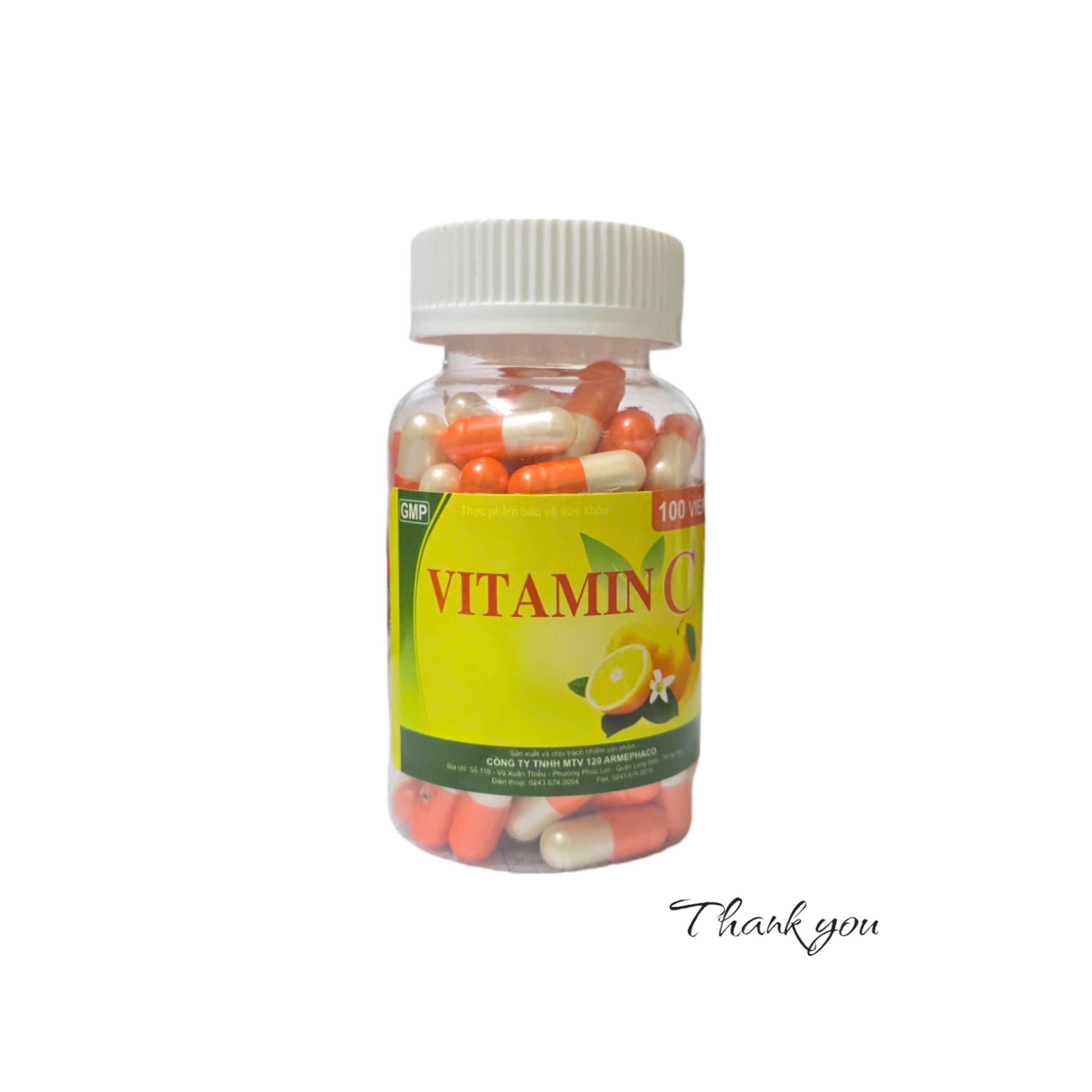 Dược 120_Vitamin C_C100v Cam trắng