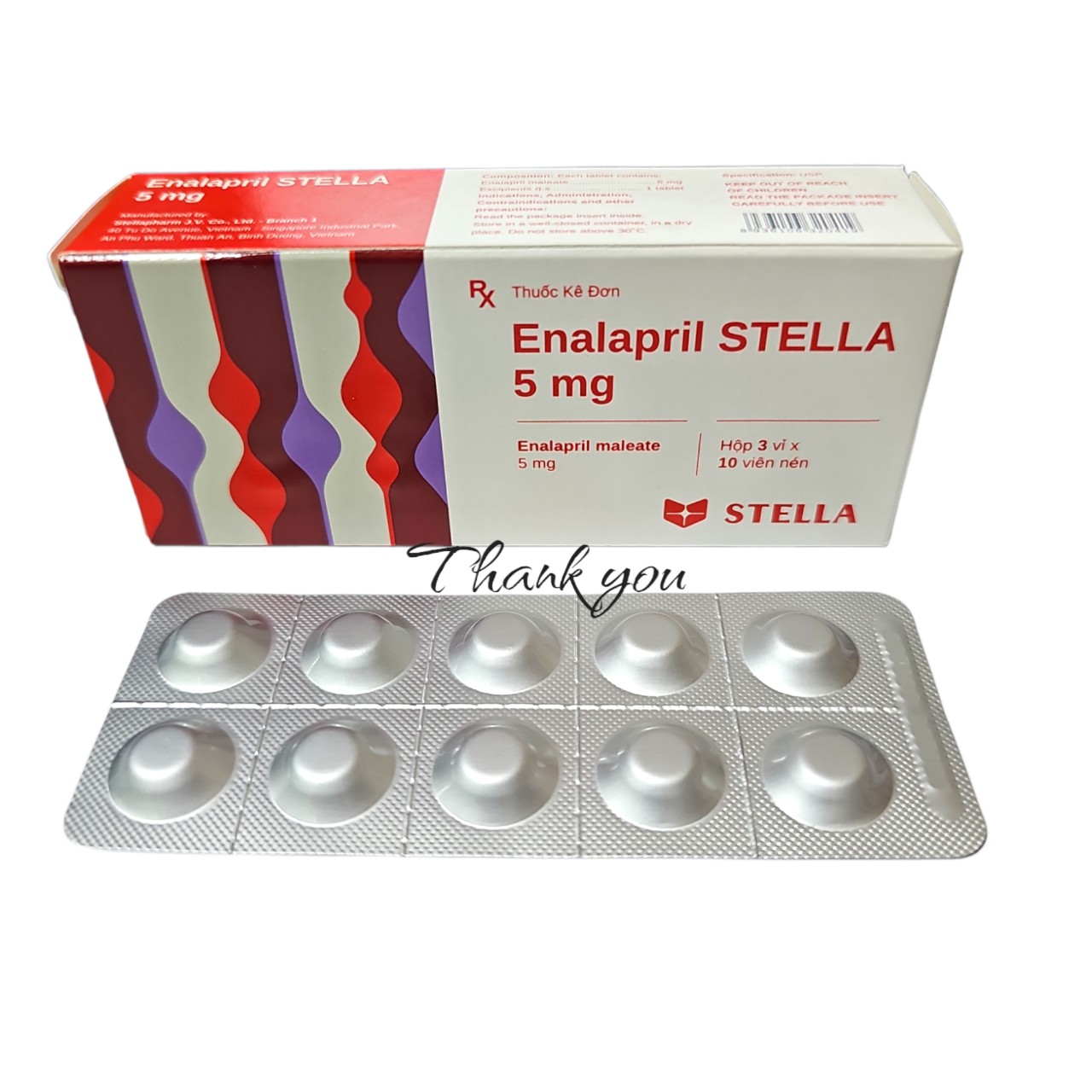 Enalapril 5mg_H100v_STELLA