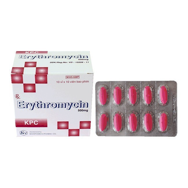 Erythromycin 500mg_H100v_Khánh Hòa