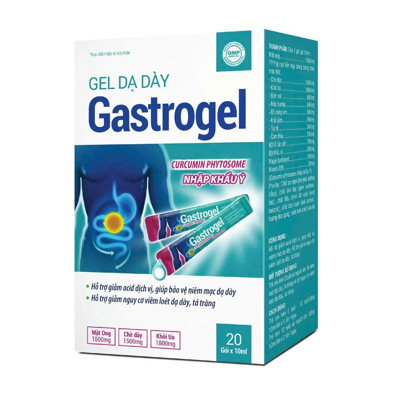 GEL DẠ DÀY Gastrogel_H/20/10ml