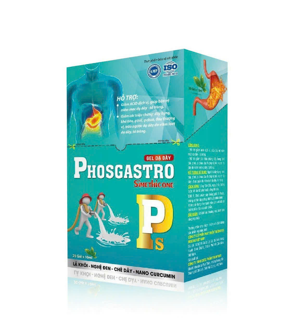 GEL DẠ DÀY PHOSGASTRO - HỘP 20 GÓI X 10ML