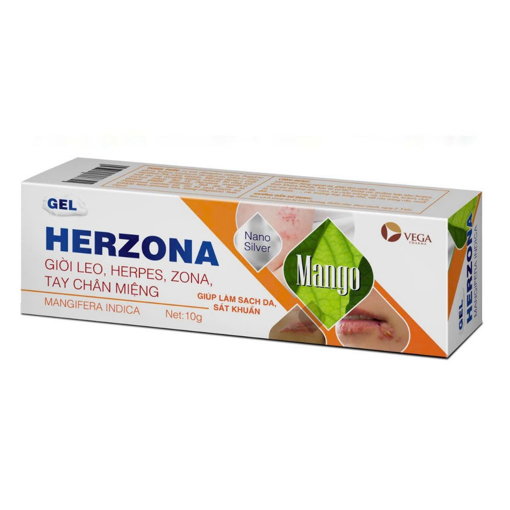Gel herzona bỏng zona_Tuýp 10gr