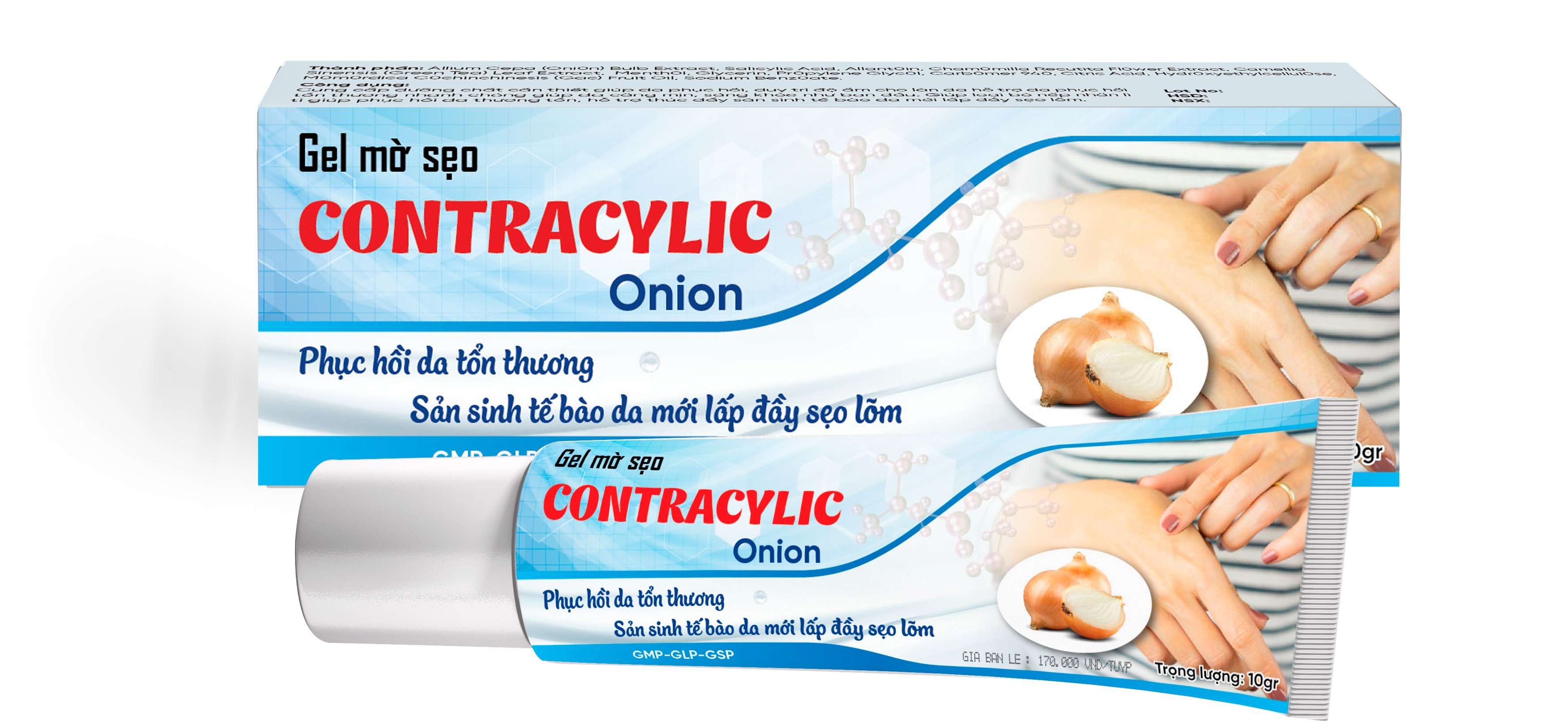 Gel mờ sẹo Contracylic Onin- T10gr date 17.10.2025 Mua 1 tặng 1