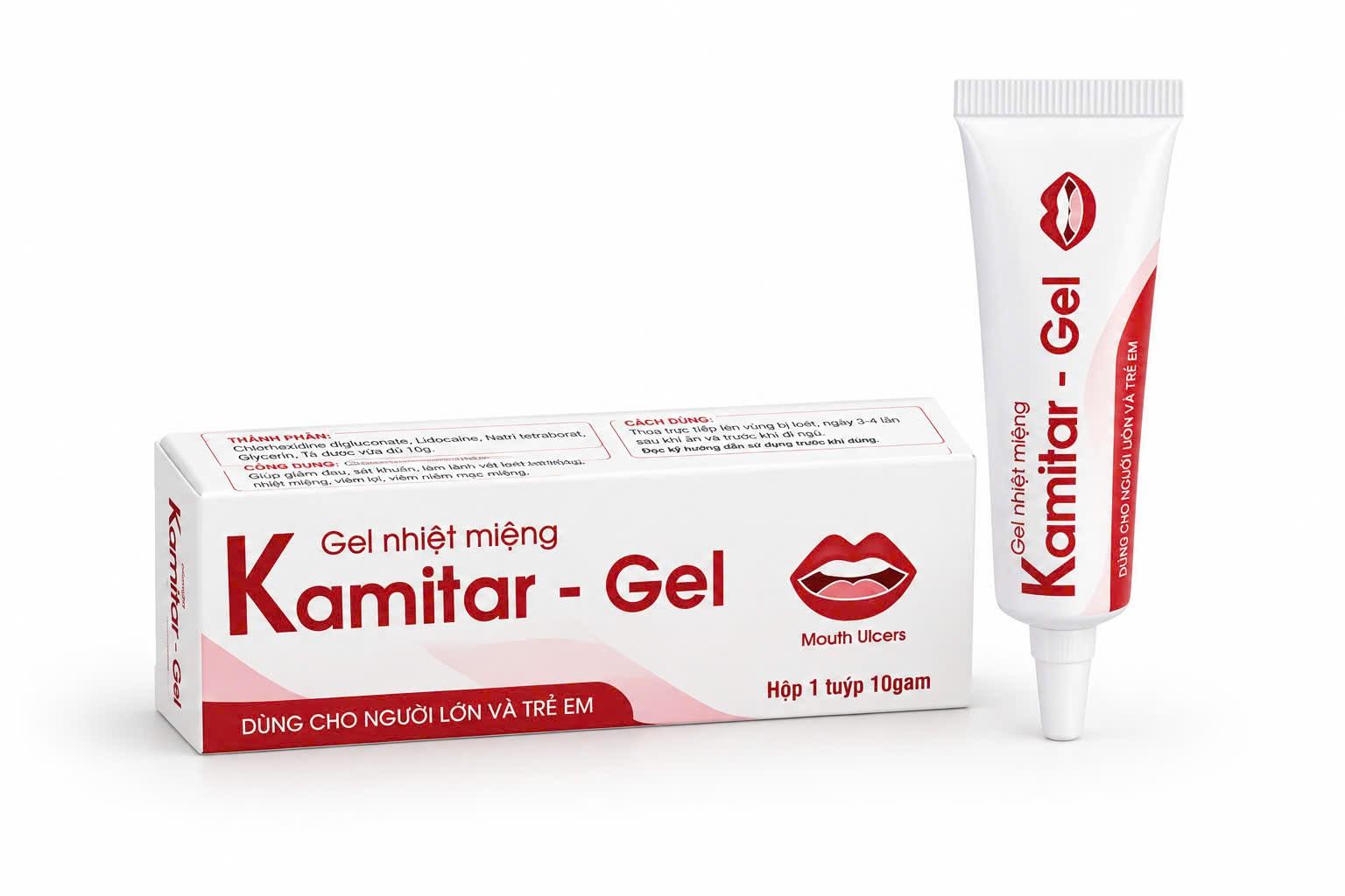 Gel Nhiệt Miệng Kamitar - Gel_T/10gr_K400