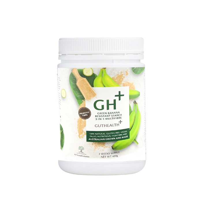 GH+ Green Banana Resistant Starch Render Guthealth 400G