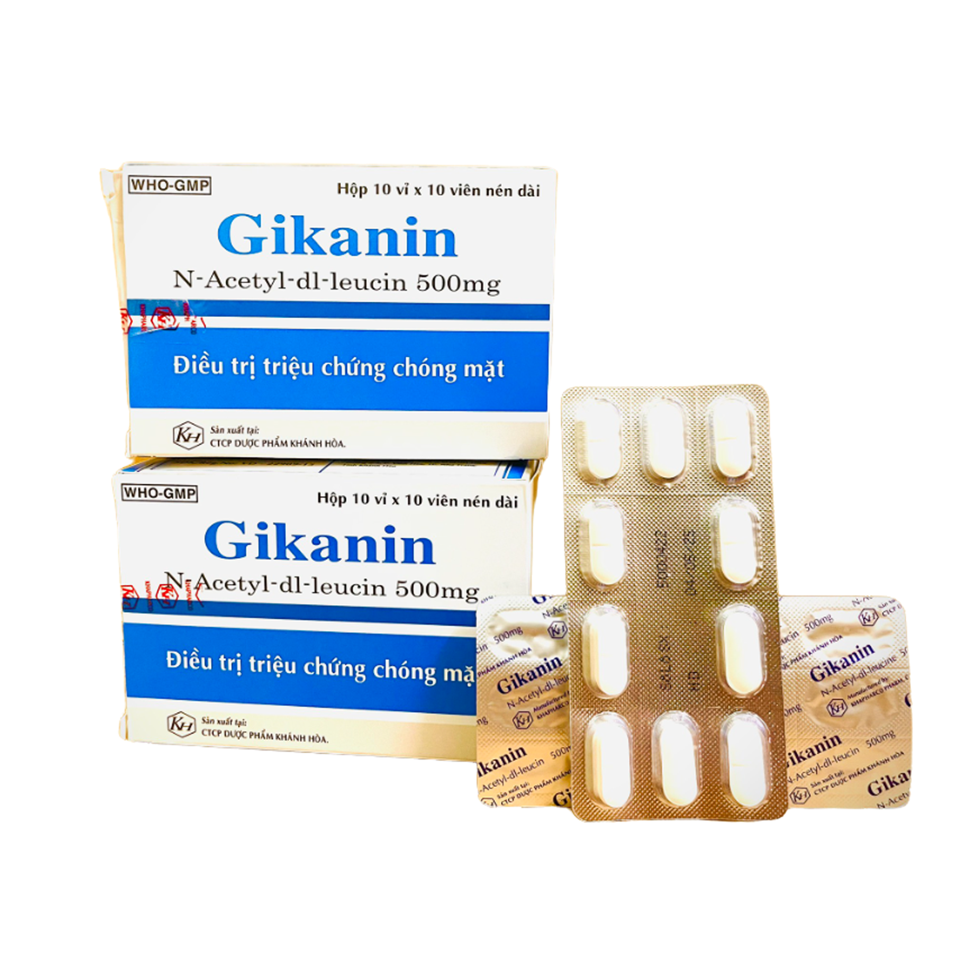 GIKANIN 500MG - HỘP 10 VỈ X 10 VIÊN - KHÁNH HÒA