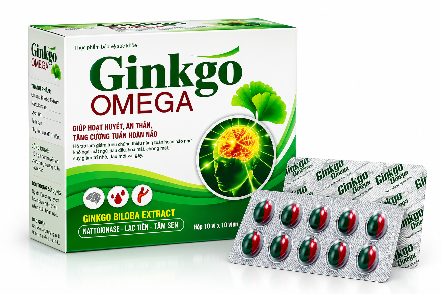 Ginkgo Omega Xanh Trắng_H/100v_K81