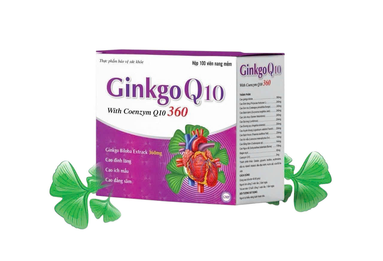 Ginkgo Q10 With Coenzym Q10 360 (360 tím)_H/100v