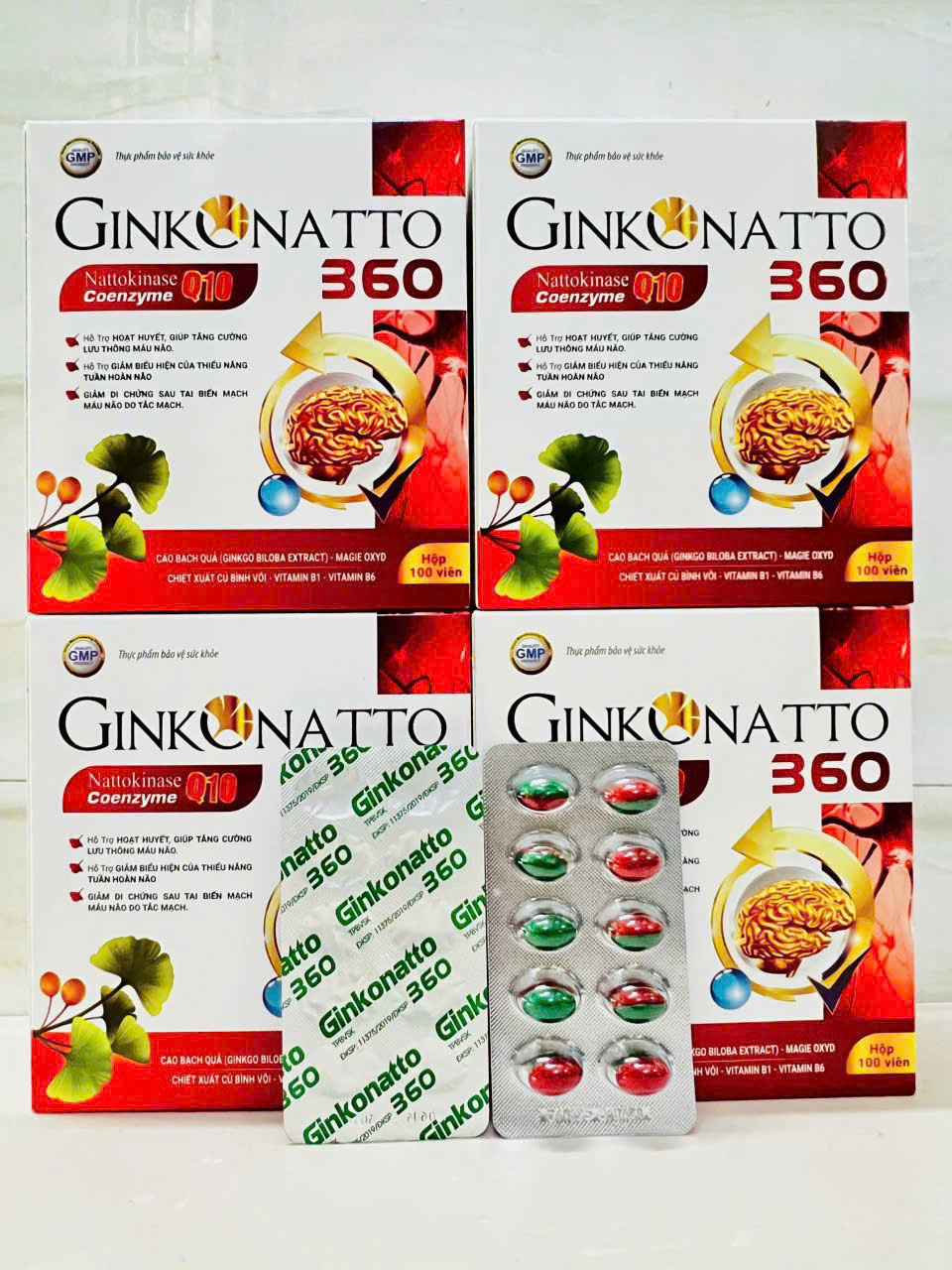 Ginko Natto 360_H/100v ( Viên 2 lớp)