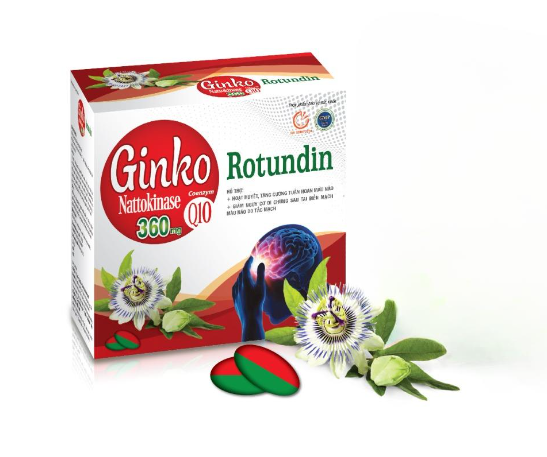 GINKO ROTUNDIN 360 - ĐỎ -Meko