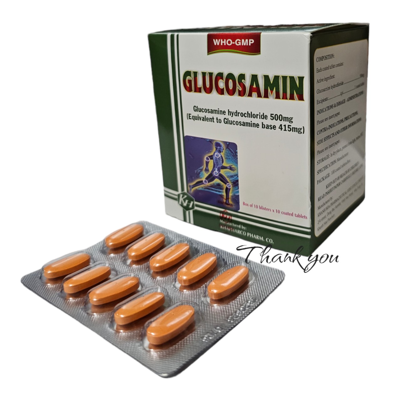 Glucosamin 500_H100v_Khánh Hòa