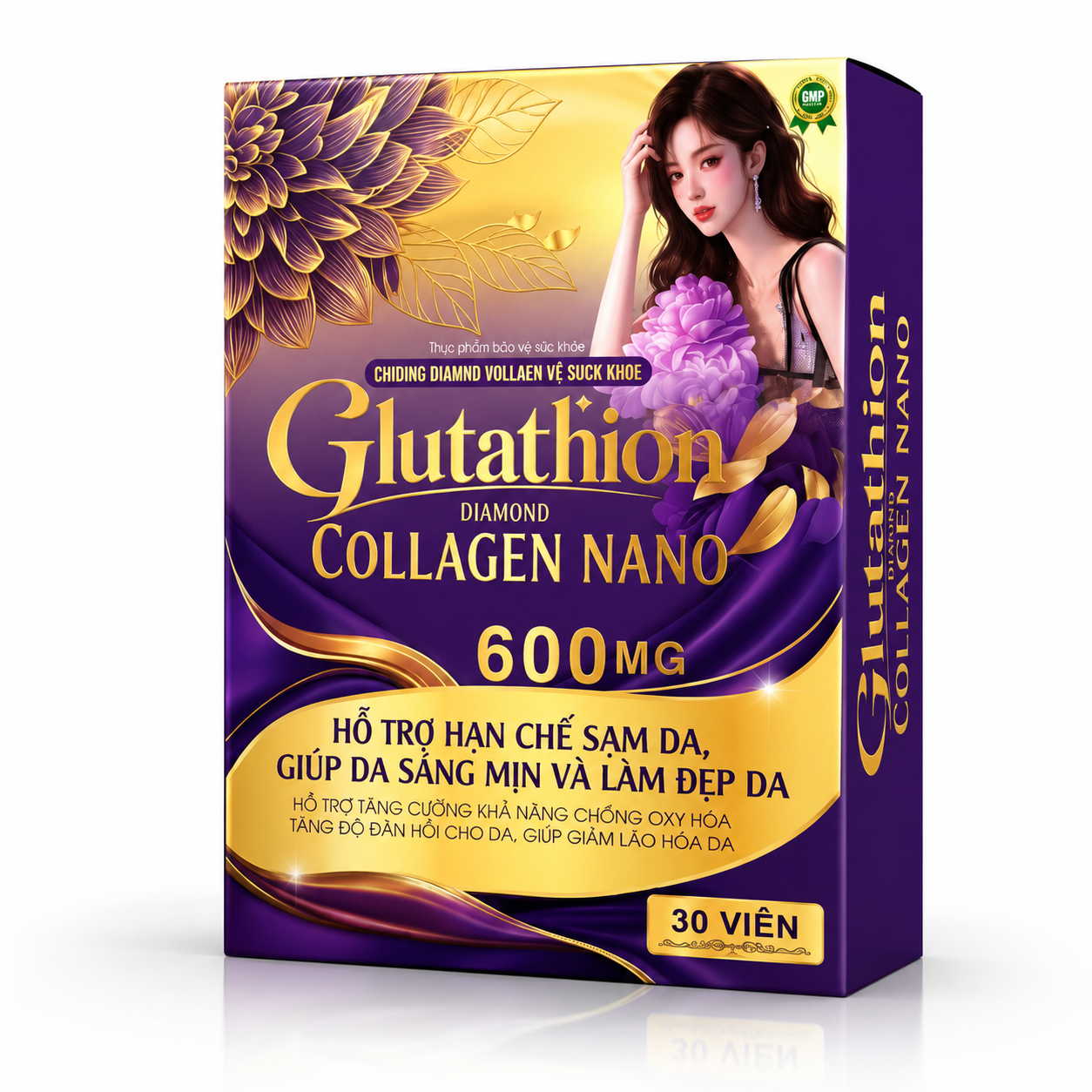 Glutathion Diamond Collagen Nano 600mg_C/30v_K60