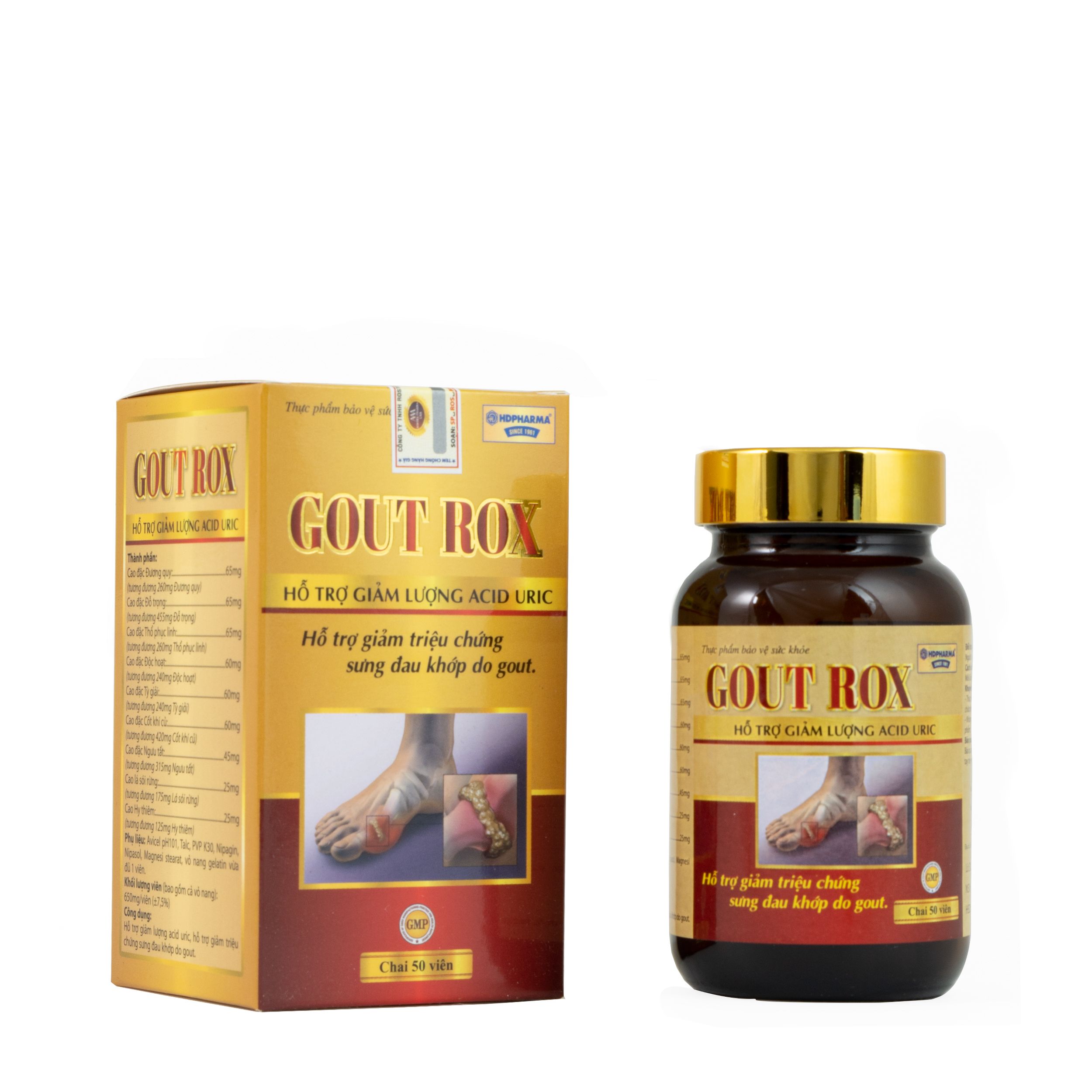 GOUT ROX - chai 50 viên nang cứng_date 25.03.2027