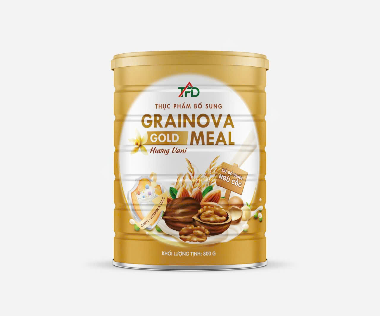 Sữa GRAINOVA GOLD MEAL Hương Vani_H/800gr