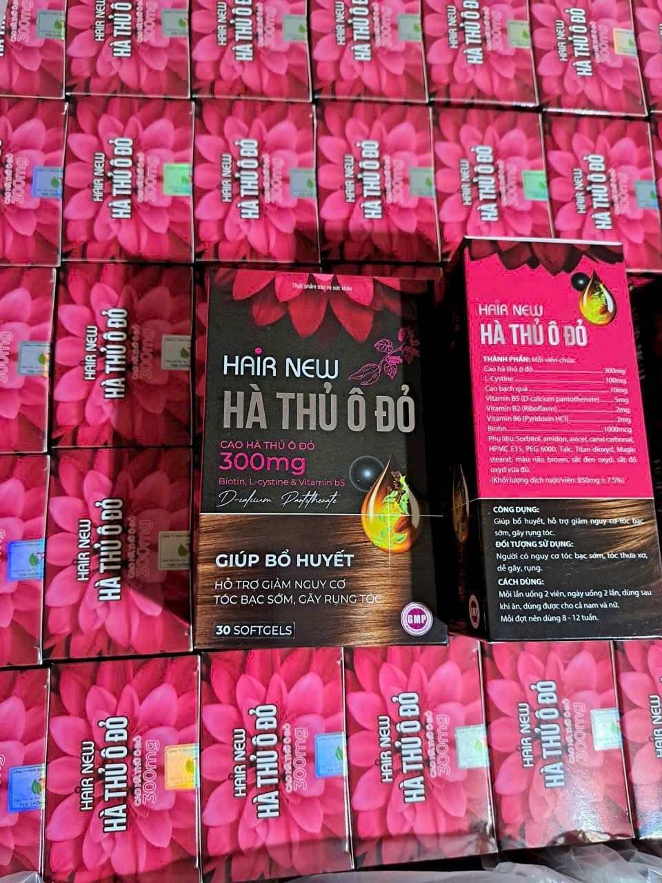 HAIR NEW HÀ THỦ Ô ĐỎ 300mg_C30v