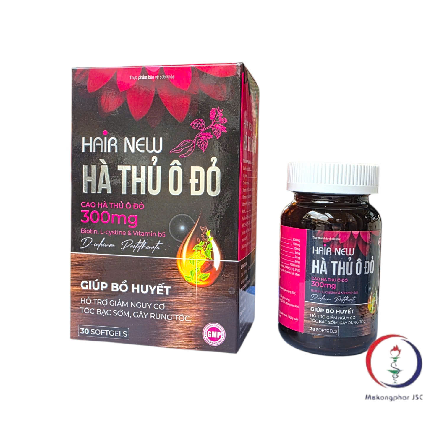 HAIR NEW HÀ THỦ Ô ĐỎ 300mg_C30v