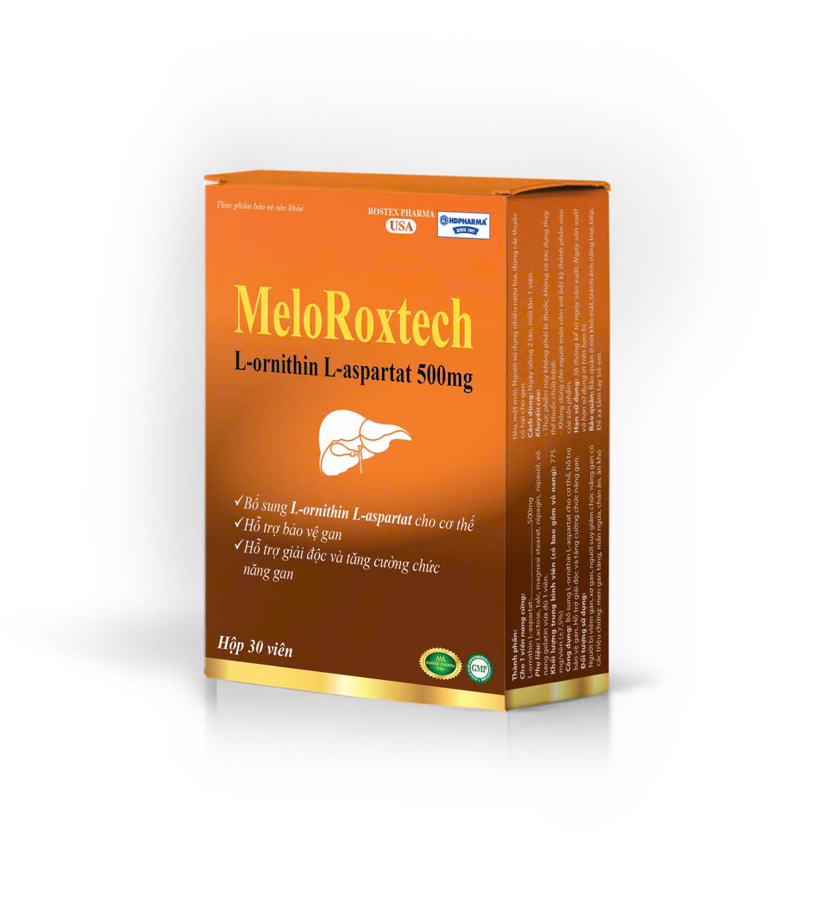 Rostex_MeloRoxtech_L-ornithin L-aspartat 500mg_H30v