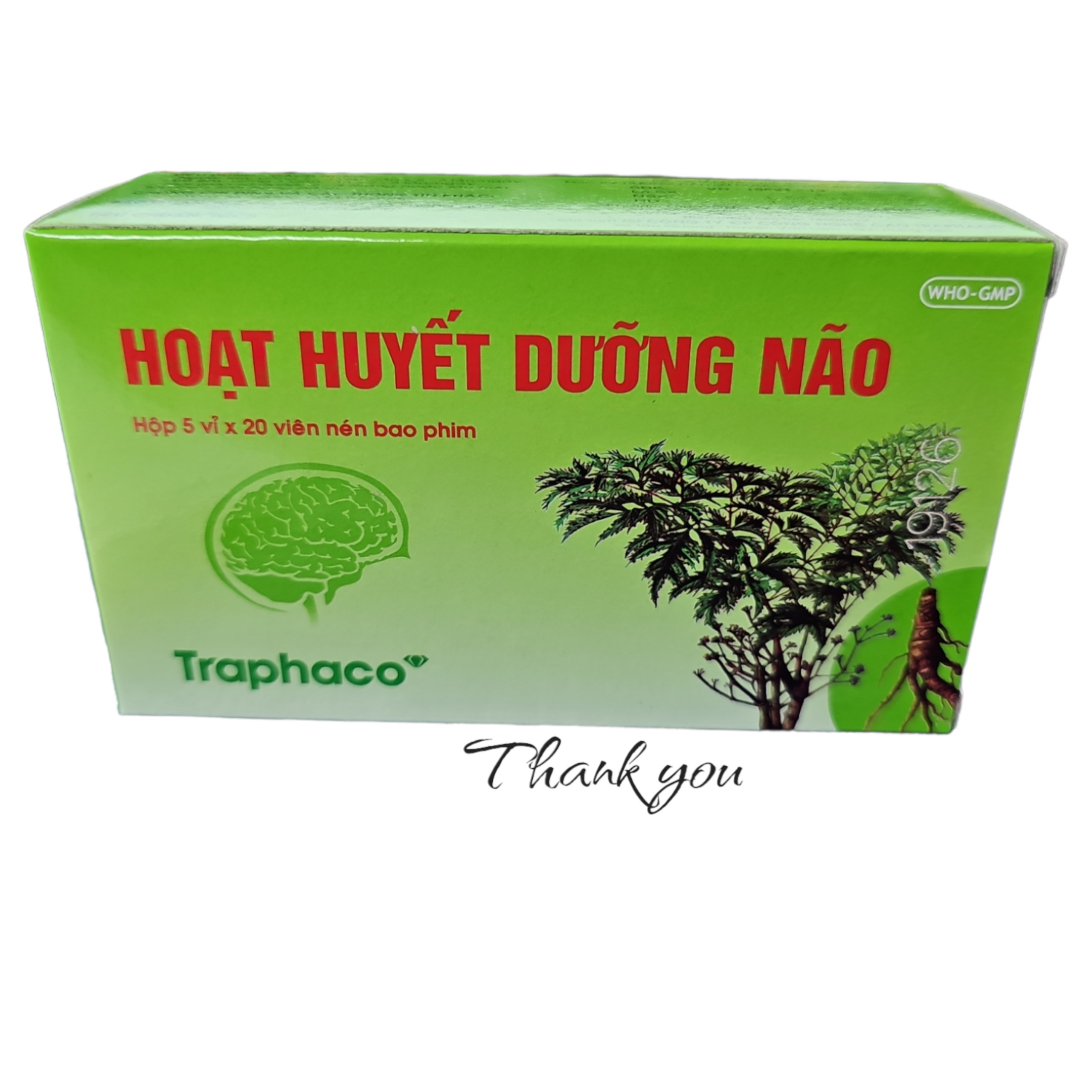 Hoạt Huyết Dưỡng Não_H100v bao phim_Traphaco