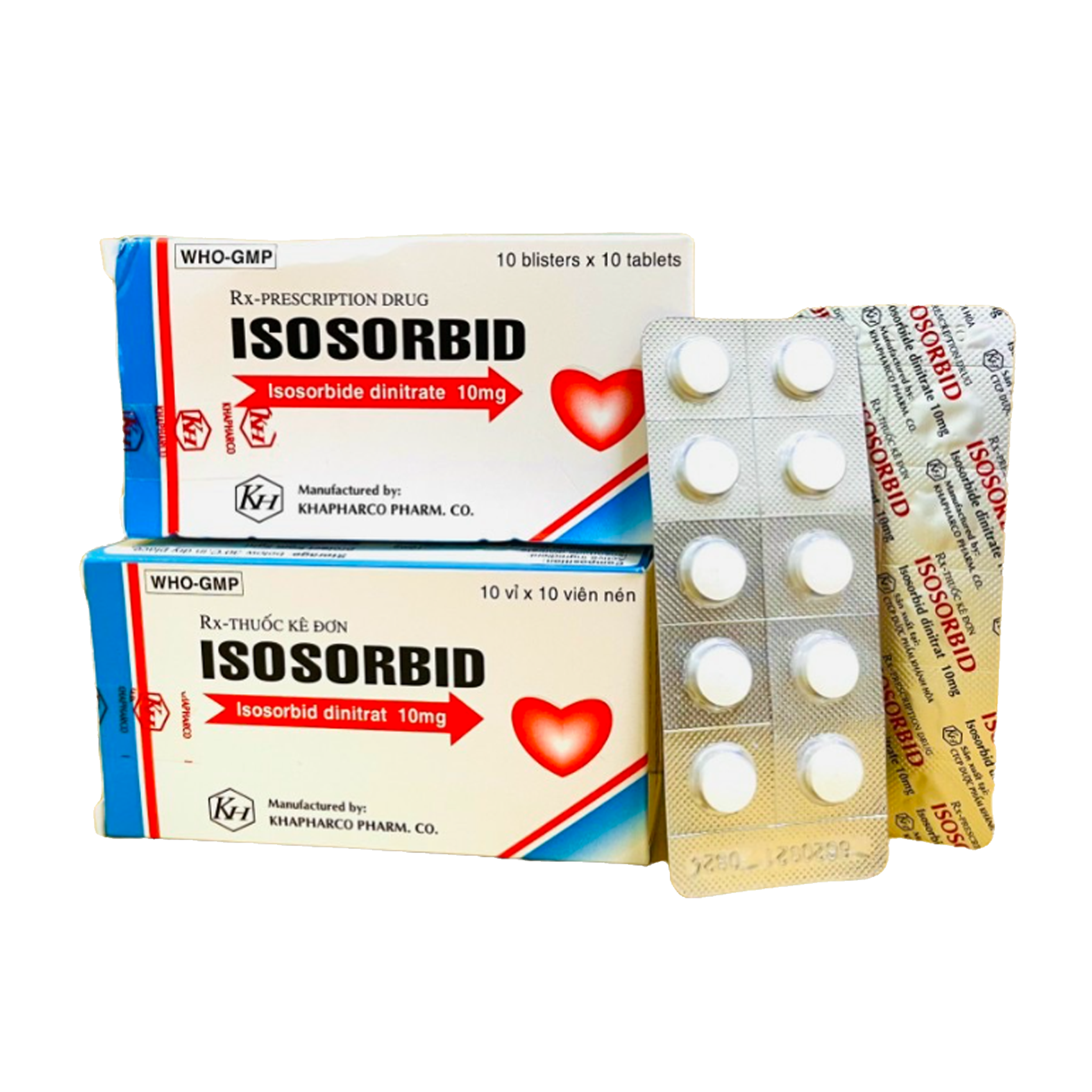 Isosorbid hộp 100 viên- Khánh Hòa