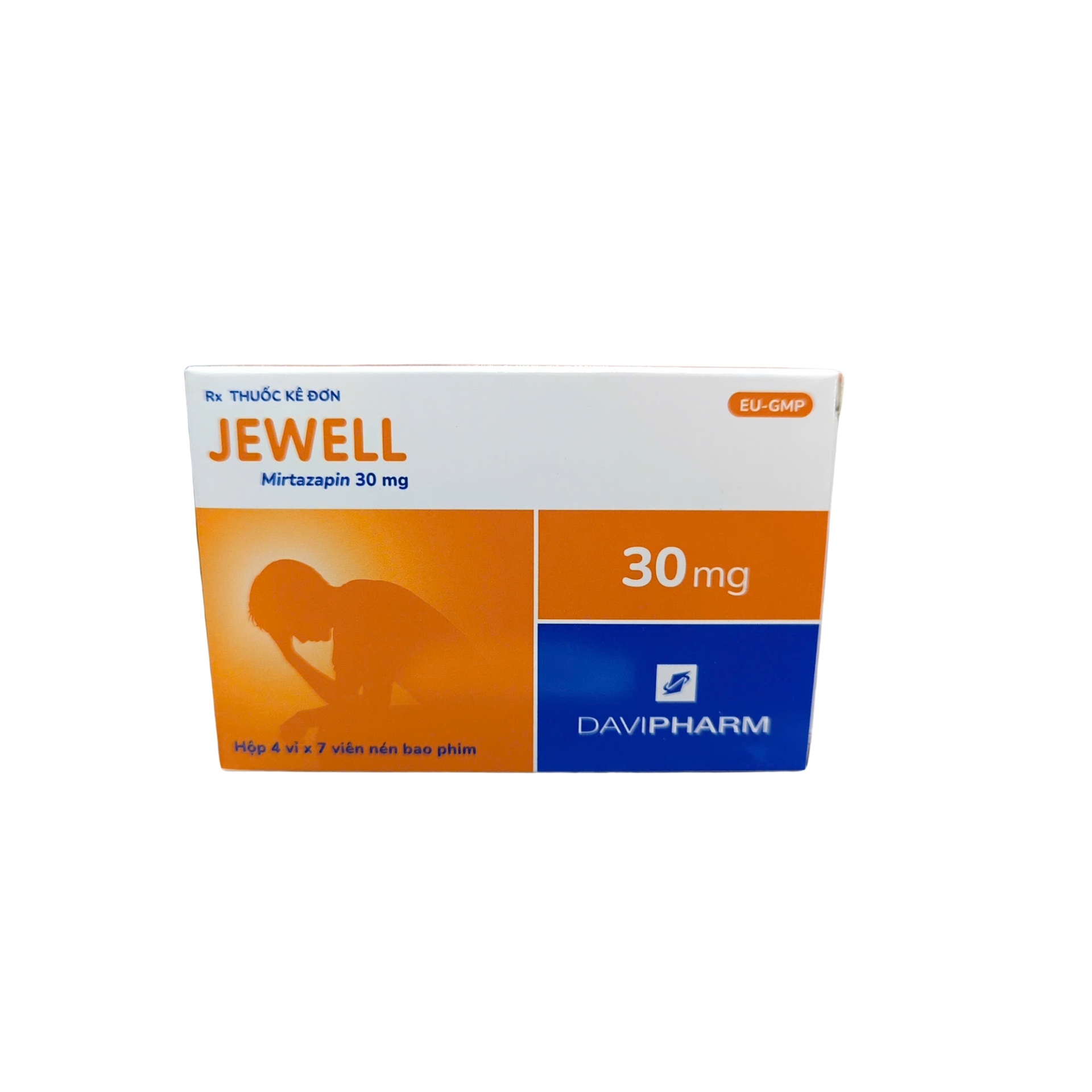 Davi_Jewell( mitazapin 300 mg) Hộp 28 viên